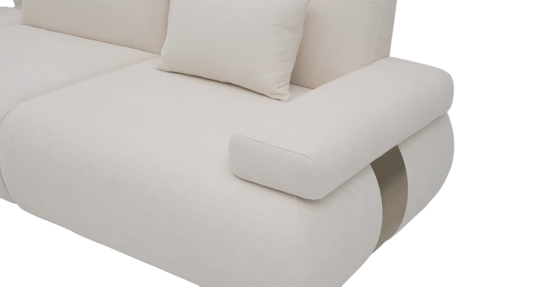 Modern Status corner sofa with plush cushions and sleek design, perfect for contemporary living rooms.