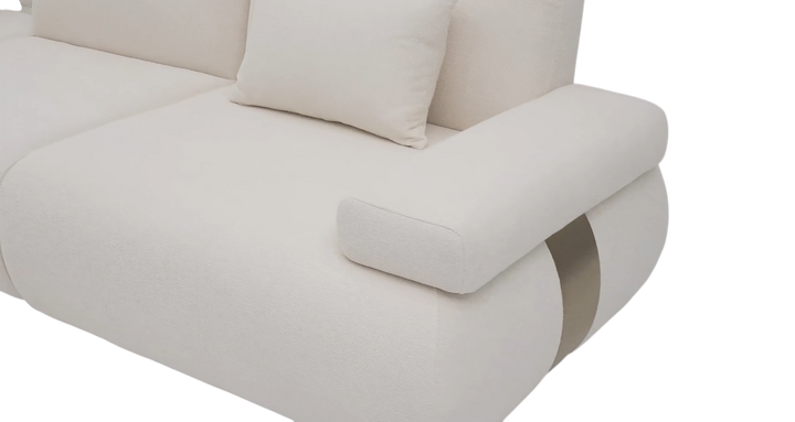Modern Status corner sofa with plush cushions and sleek design, perfect for contemporary living rooms.