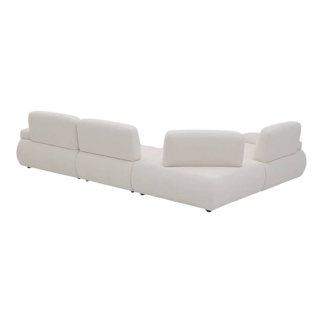 Modern Status Corner Sofa with plush cushions and sleek design, perfect for contemporary living rooms.