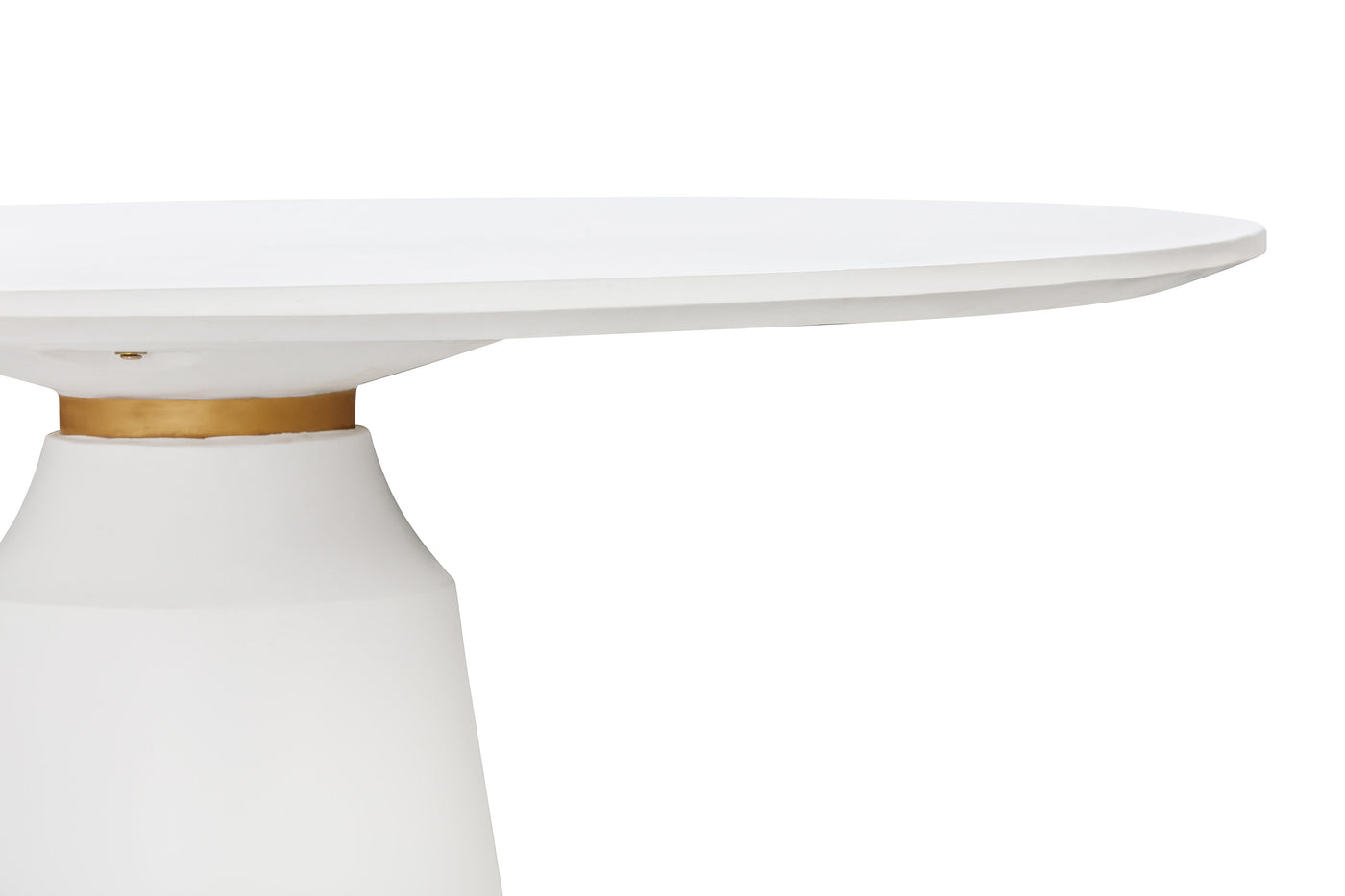 Yuppa Round Dining Table White - 1.5m - Future Classics Furniture