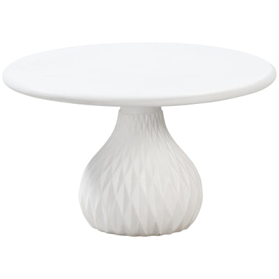 Prism Round Dining Table White
