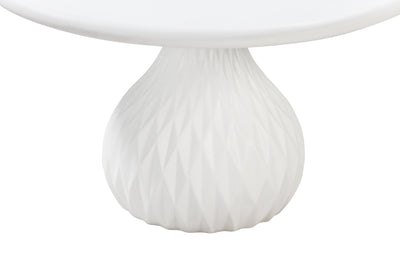 Prism Round Dining Table White