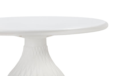 Prism Round Dining Table White