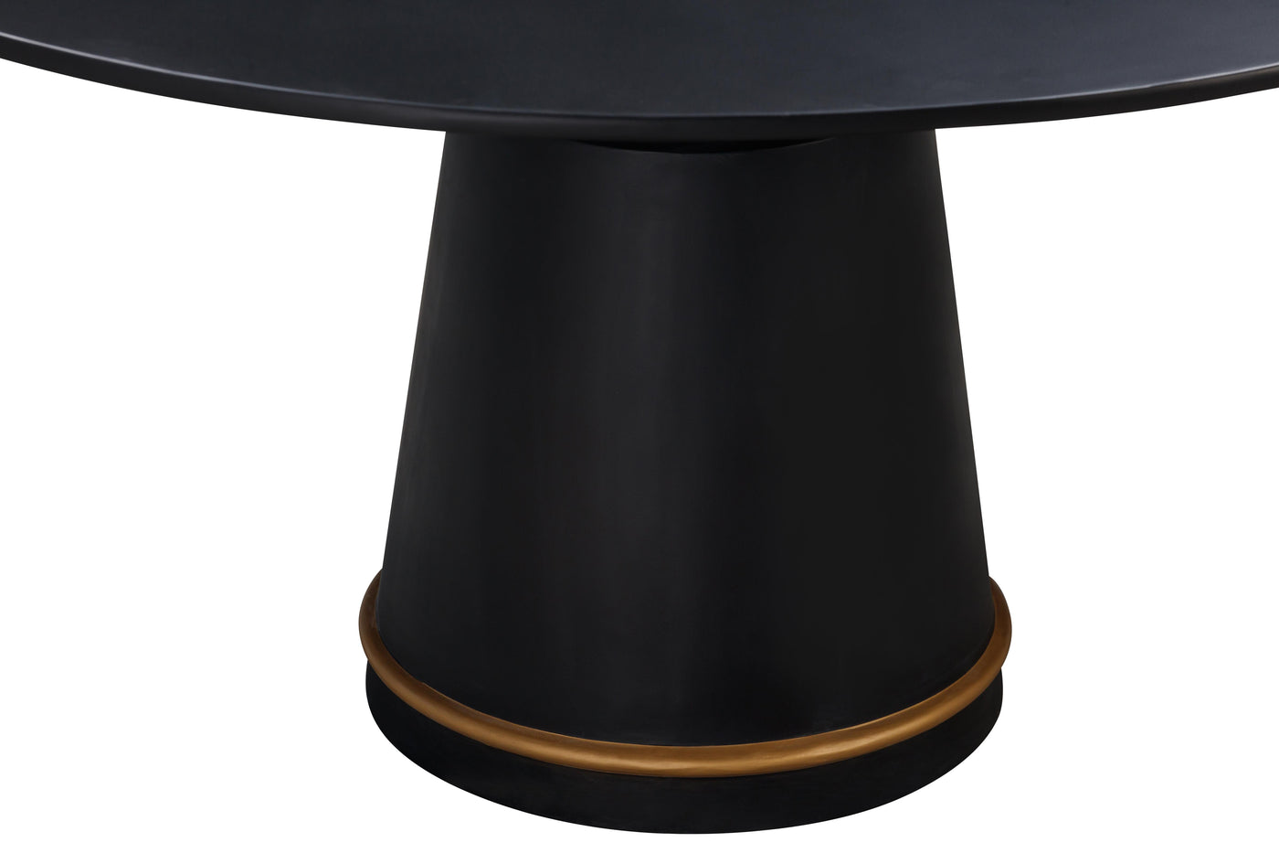 Yuppa Round Dining Table Black - 1.5m - Future Classics Furniture