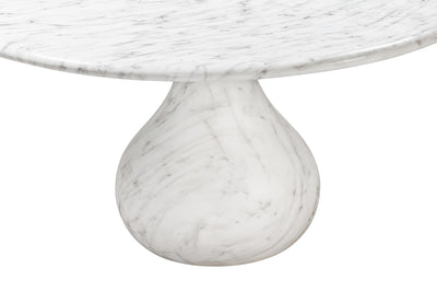 Aqua Round Dining Table Marble Finish - 1.5m - Future Classics Furniture