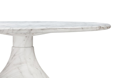 Aqua Round Dining Table Marble Finish - 1.5m - Future Classics Furniture