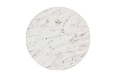 Aqua Side Table Marble Finish