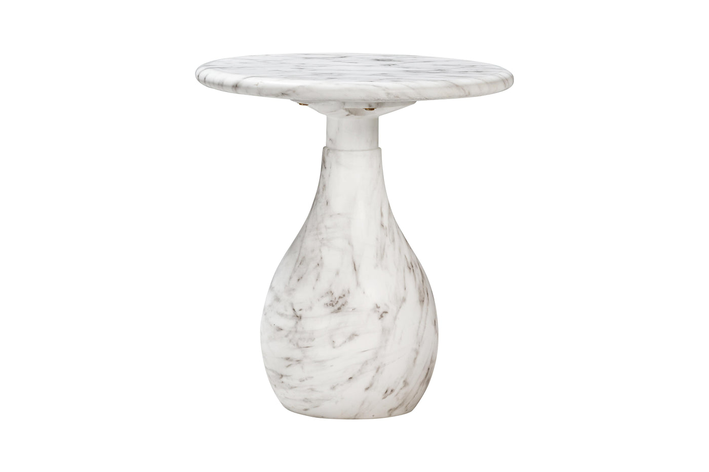 Aqua Side Table Marble Finish