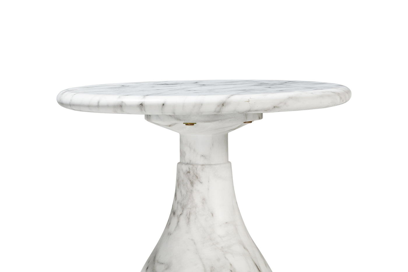 Aqua Side Table Marble Finish
