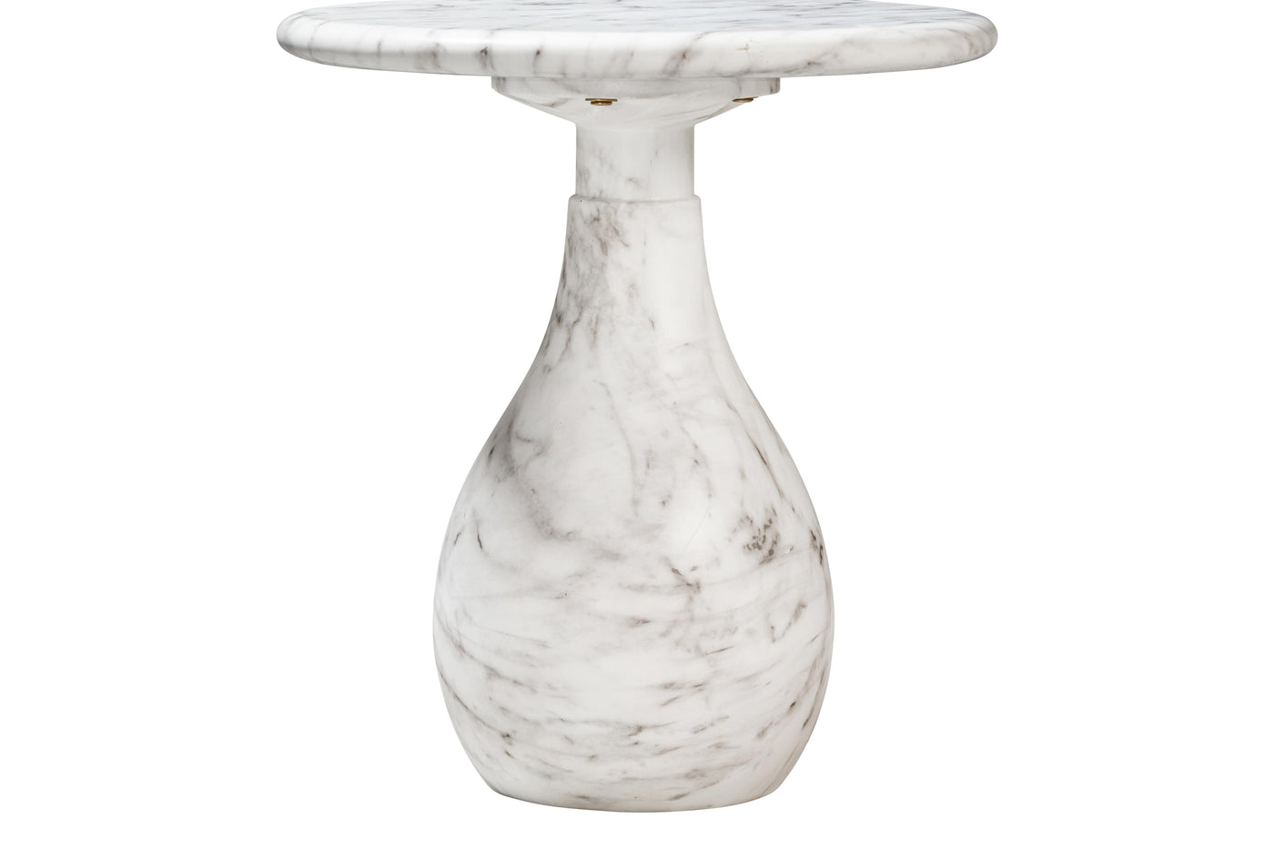Aqua Side Table Marble Finish
