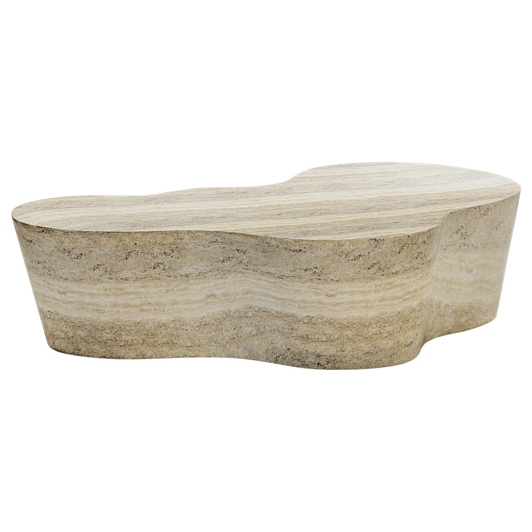 Wayva Coffee Table Travertine Finish