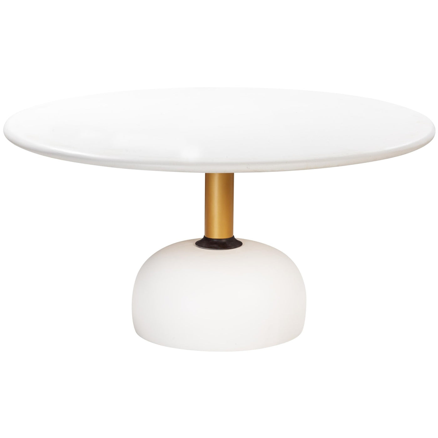 Glamma Round Dining Table White