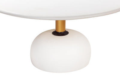 Glamma Round Dining Table White - 1.5m - Future Classics Furniture