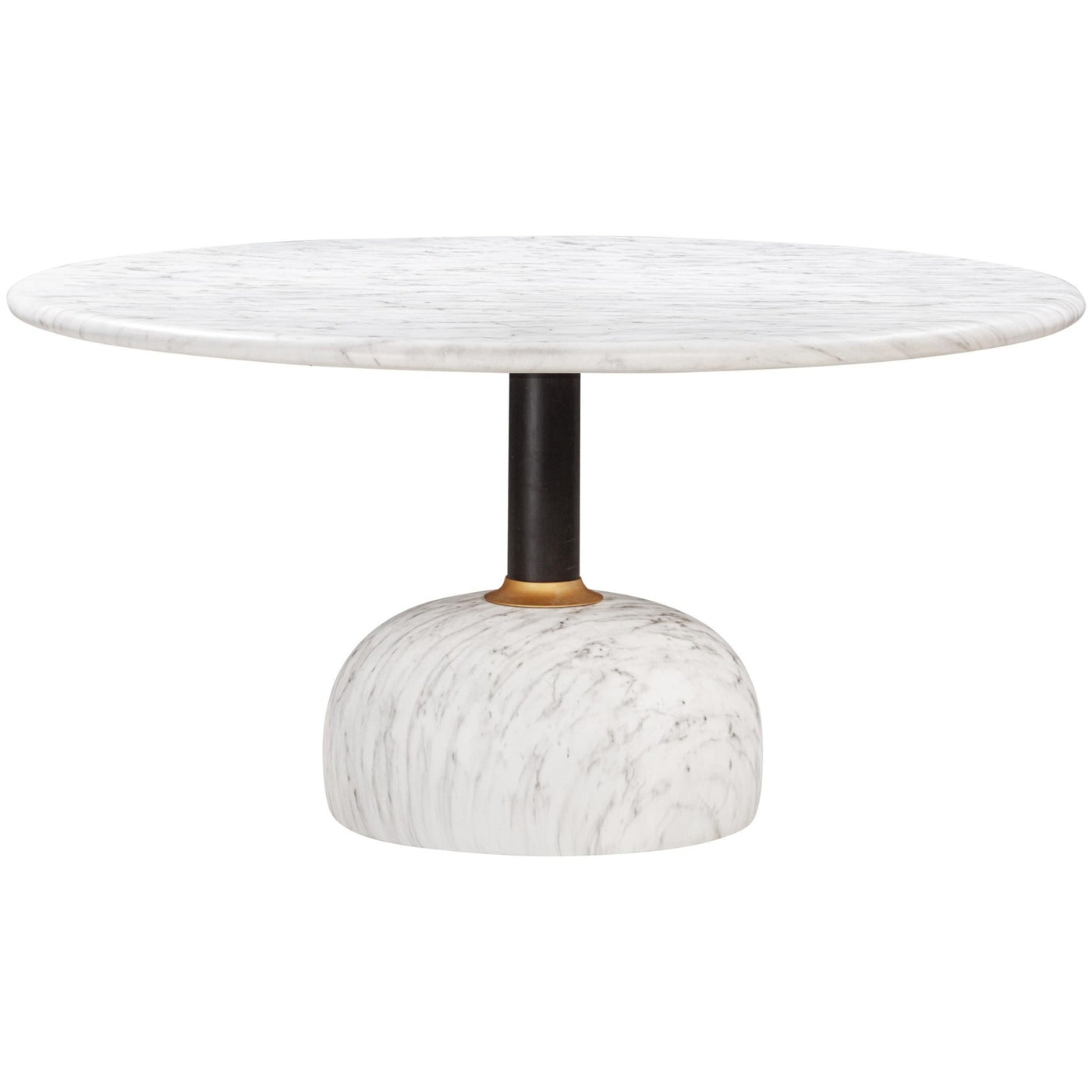 Luxxa Round Dining Table Marble Finish
