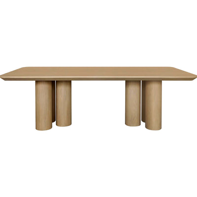 Trio Dining Table Light Oak - 2.4m - Future Classics Furniture