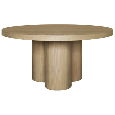 Trio Round Dining Table Light Oak - 1.5m - Future Classics Furniture