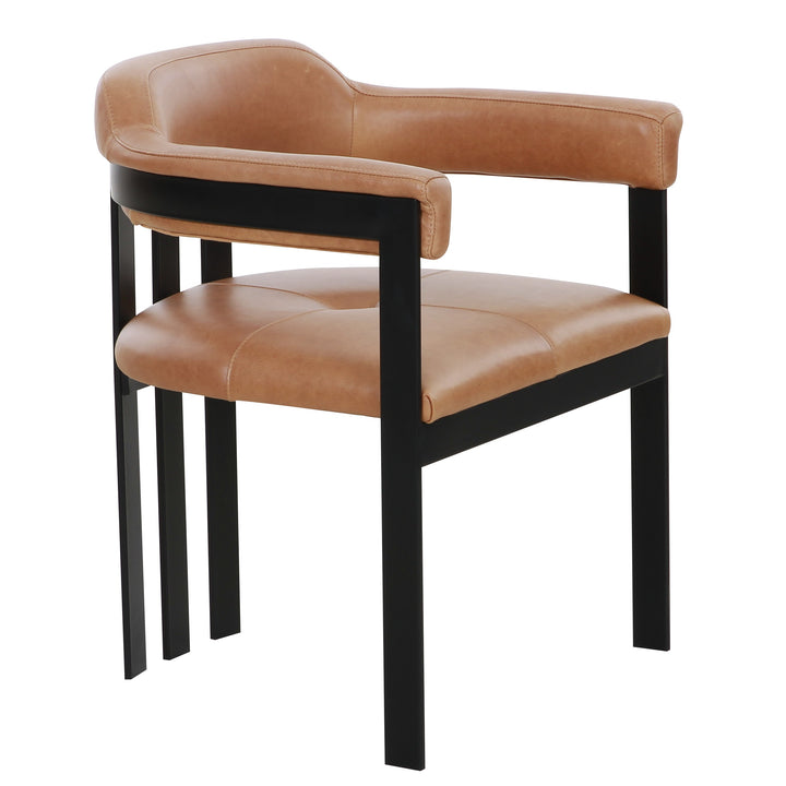 Giuseppe Tan Leather Dining Chair - Future Classics Furniture