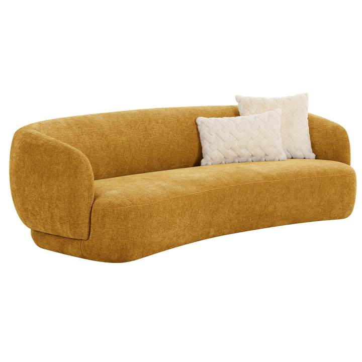 Puffy 3 Seater Sofa Textured Bronze