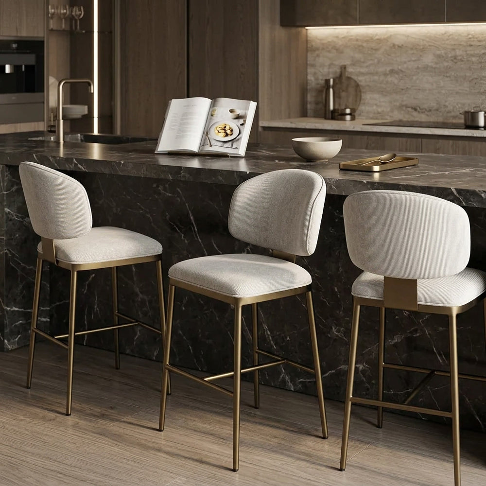 Regalia Bar Stool Beige - image 2