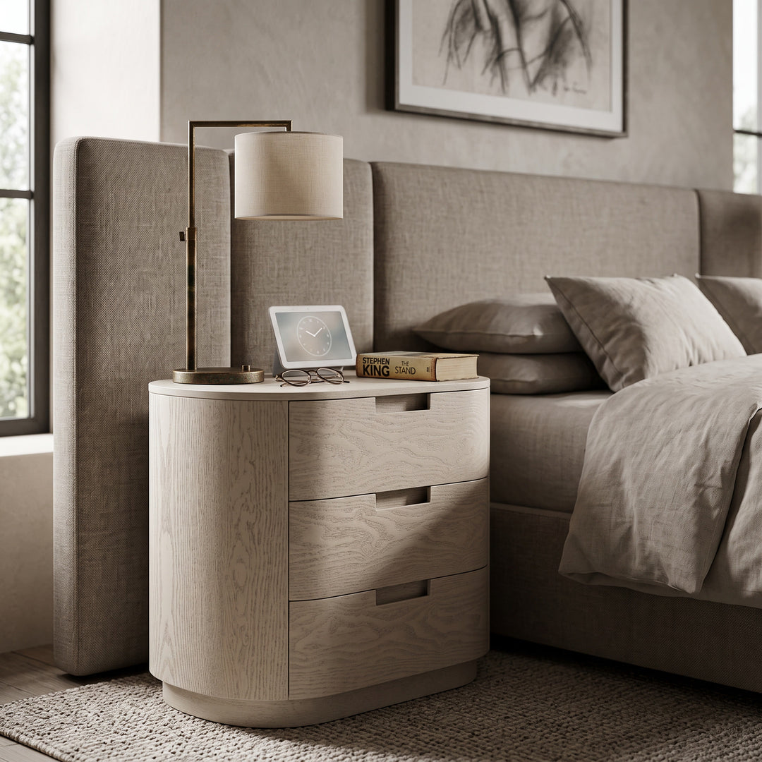 Provence Bedside Table Beige