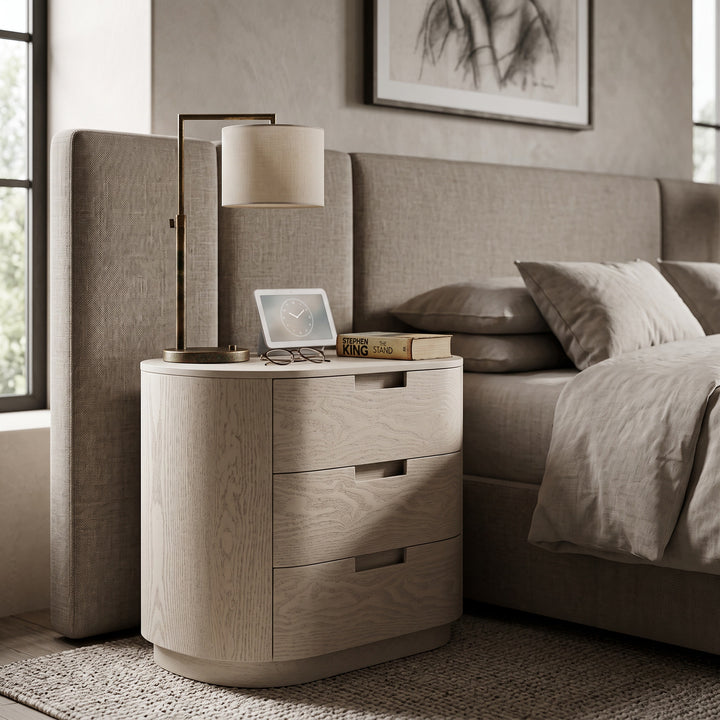 Provence Bedside Table Beige