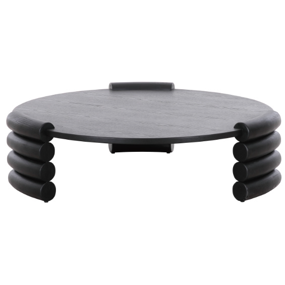 Boho Black Coffee Table