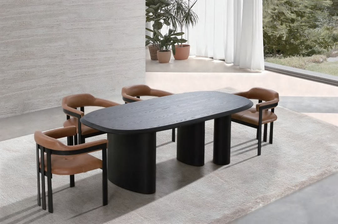 Giuseppe Tan Leather Dining Chair - Future Classics Furniture