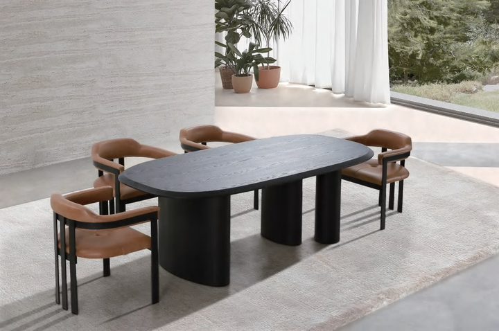Giuseppe Tan Leather Dining Chair - Future Classics Furniture