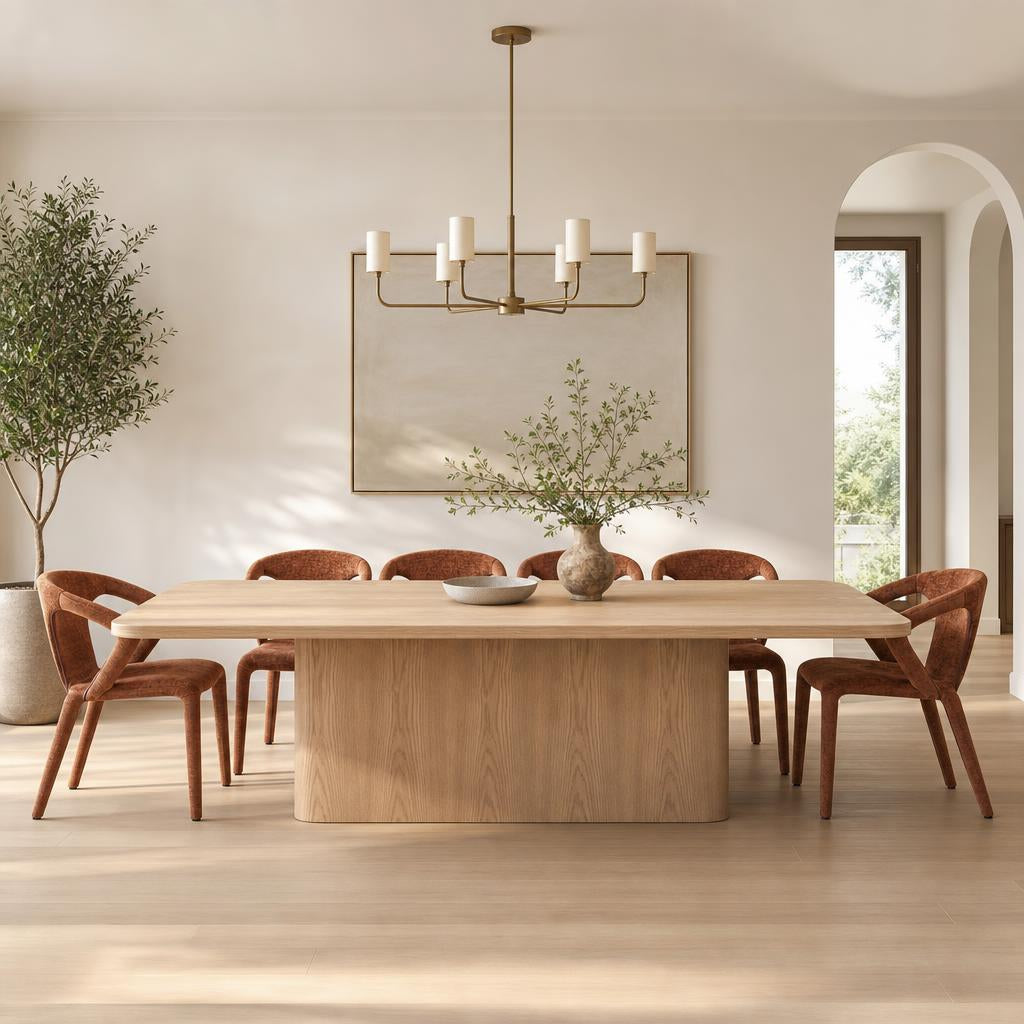 Colonna Dining Table Light Oak - 3m