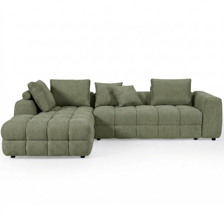 Snuggy Corner Sofa Moss Green LHF