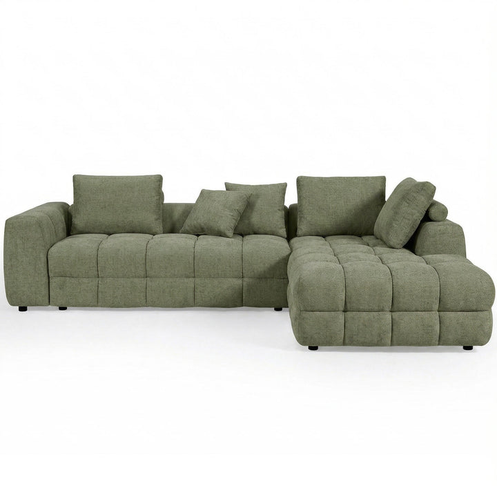 Snuggy Corner Sofa Moss Green RHF