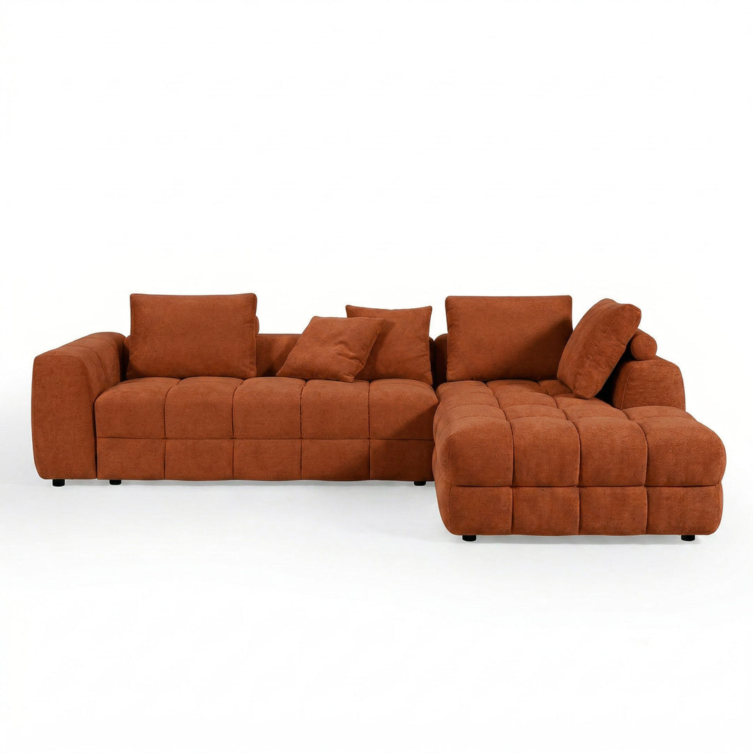 Snuggy Corner Sofa Rust RHF