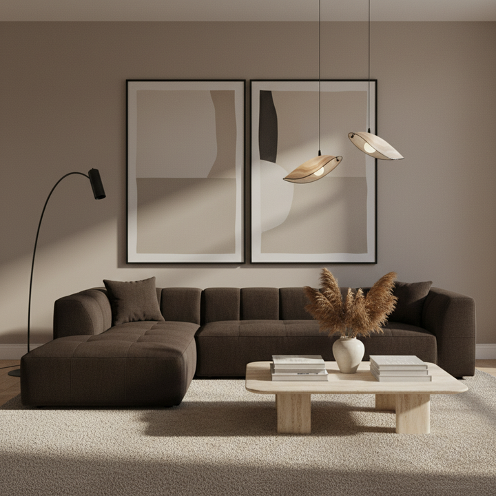 Sorrento Corner Sofa Chocolate