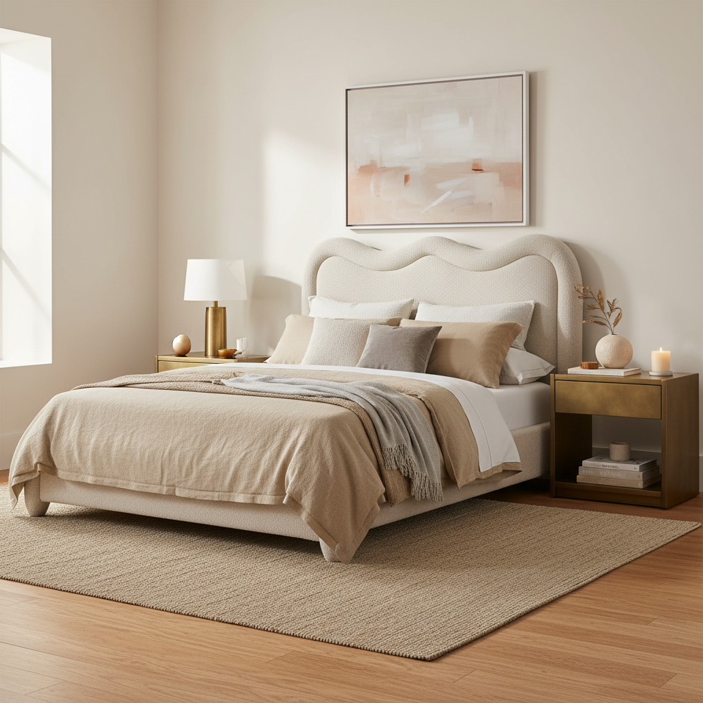 Eden King Bed Sand