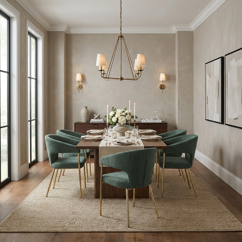 Maria Dining Chair Emerald Green