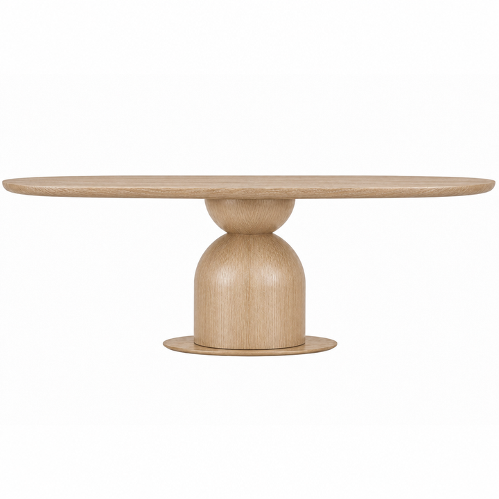 Tulip Oval Dining Table Oak - 1.8m