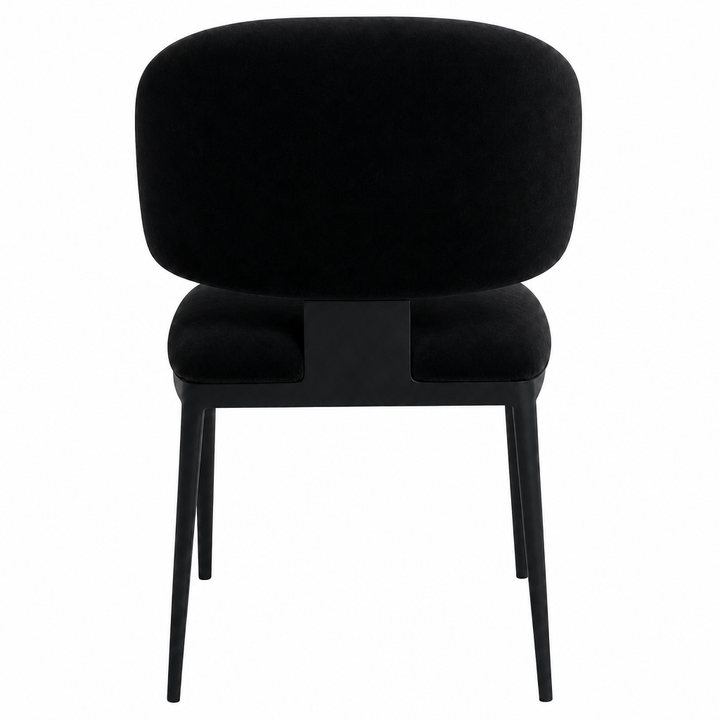 Royale Dining Chair Black Velvet