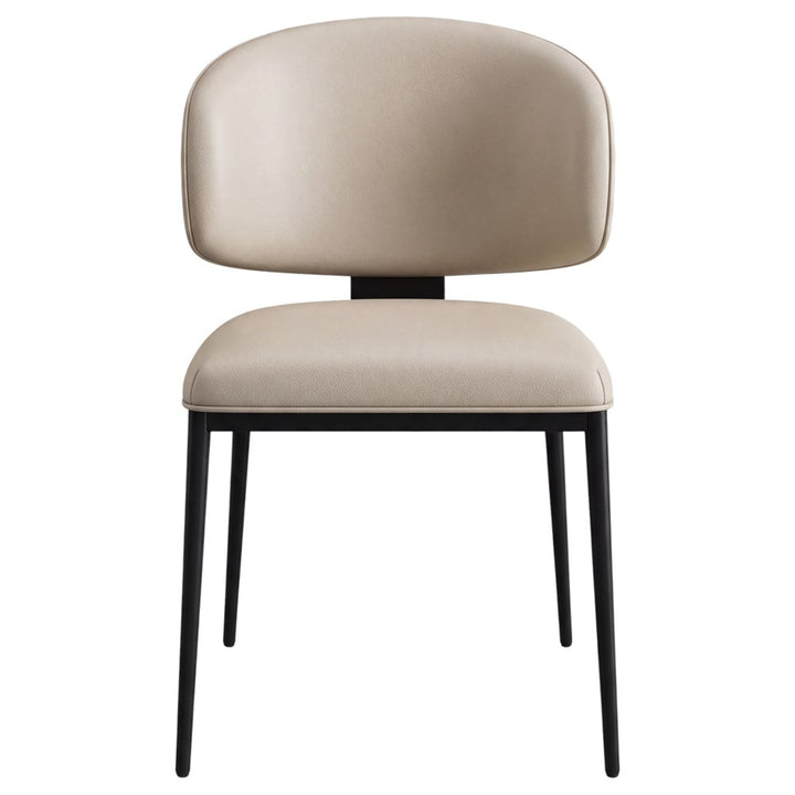 Royale Dining Chair Pebble Vegan Leather
