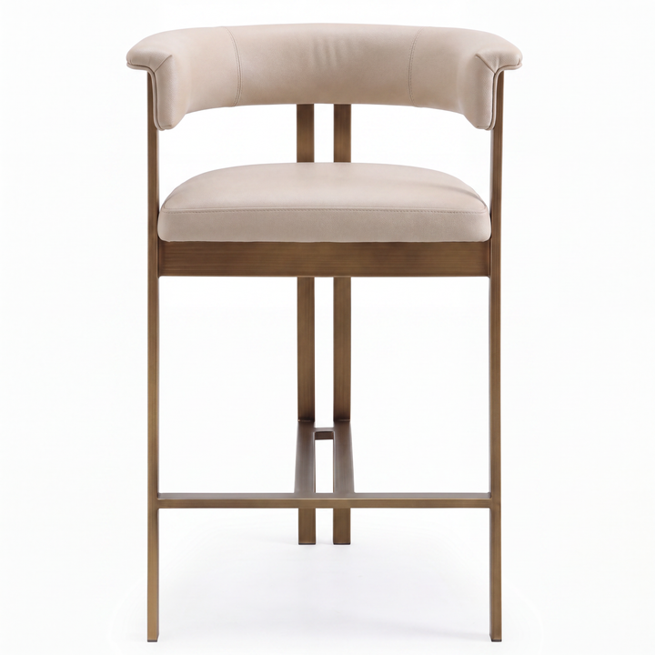 Sheikh Bar Stool Pebble Vegan Leather