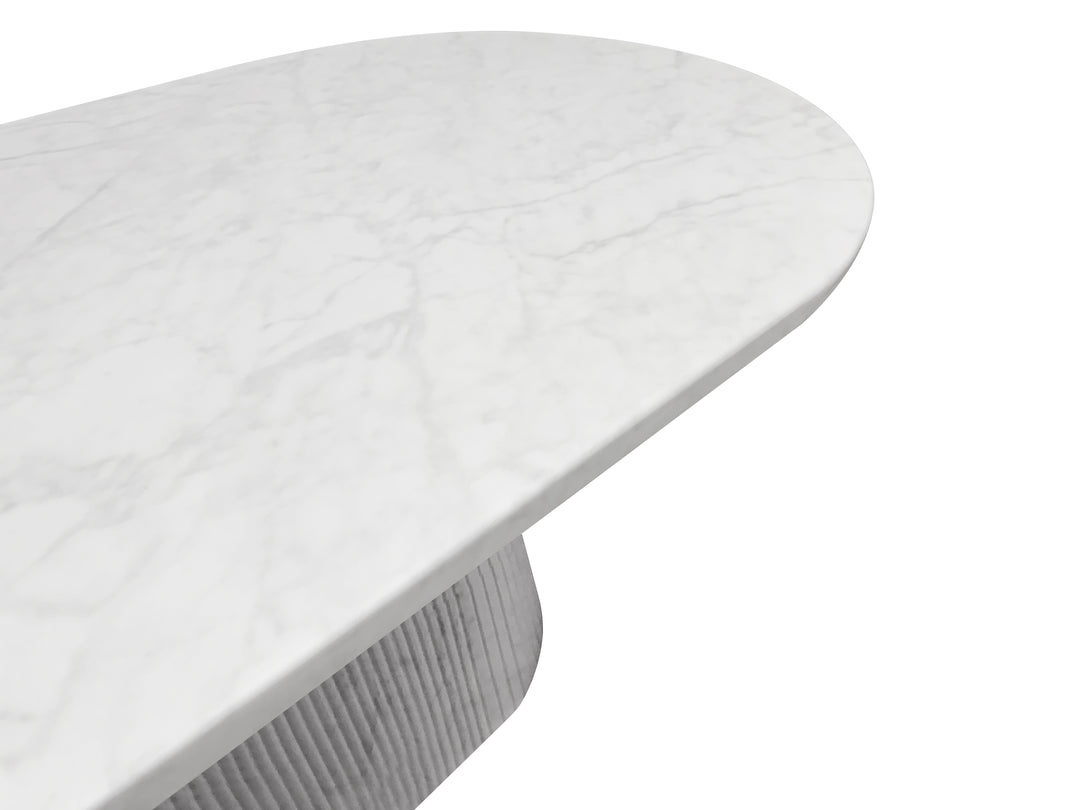 Wooden Verona 1.8m dining table with sleek design, perfect for modern dining rooms, shown in natural wood finish.