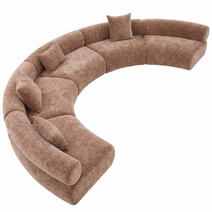 Elite Modular Curved Sofa Cashmere Taupe