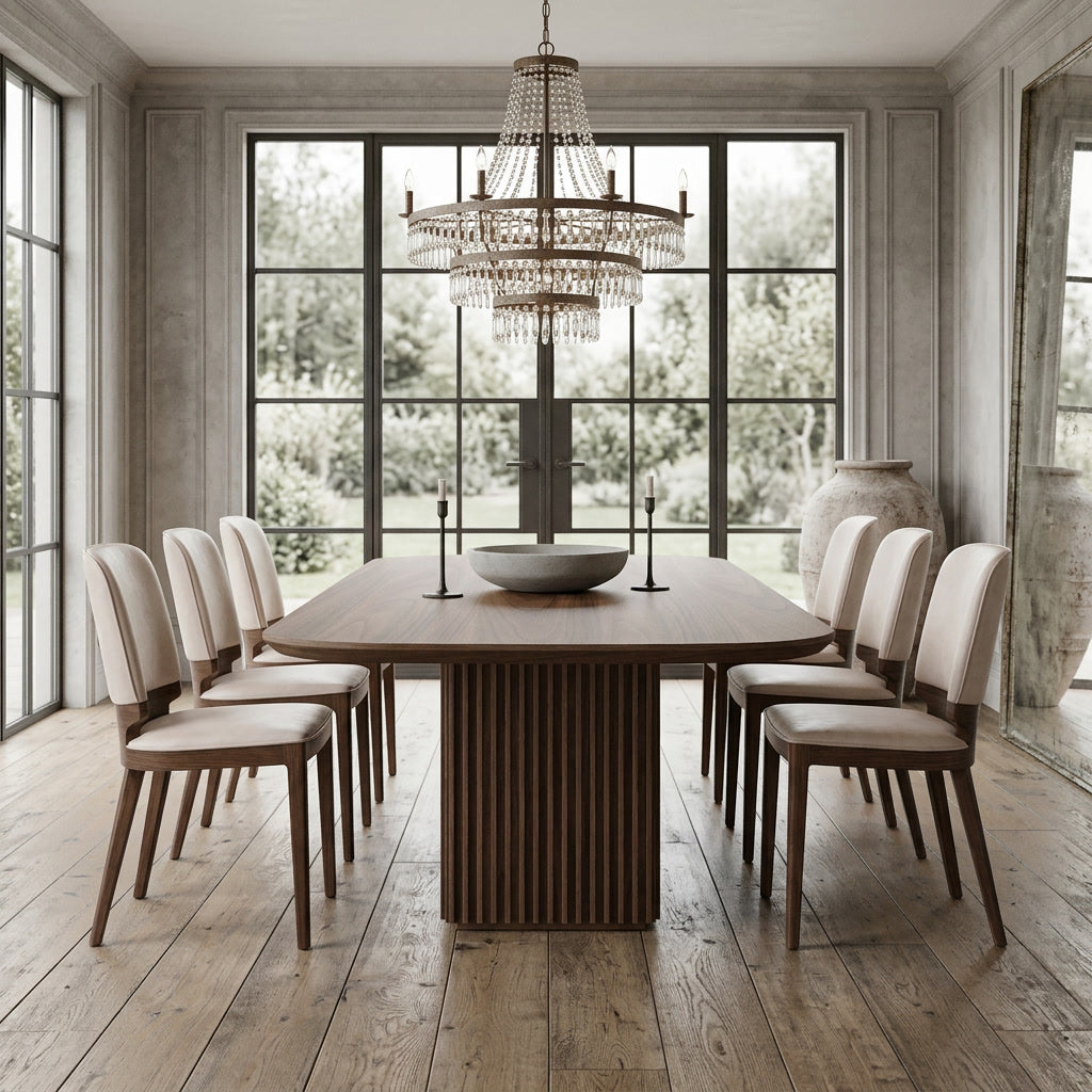 Florence Dining Table Walnut - 2.4m