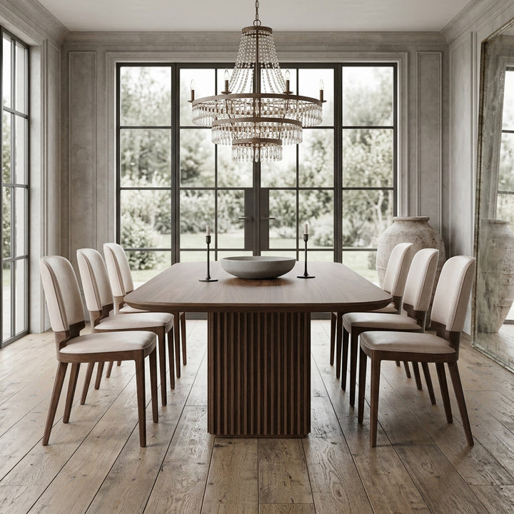 Florence Dining Table Walnut - 2.4m