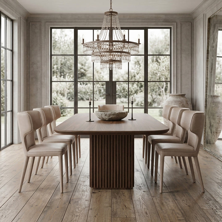 Florence Dining Table Walnut - 3m