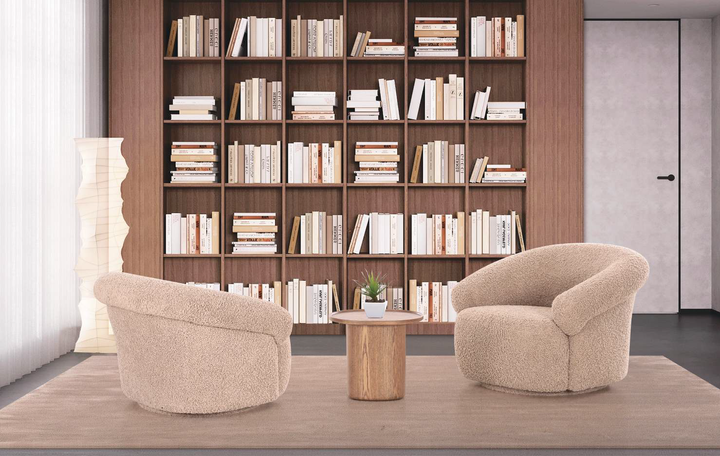 Fluffy Swivel Chair