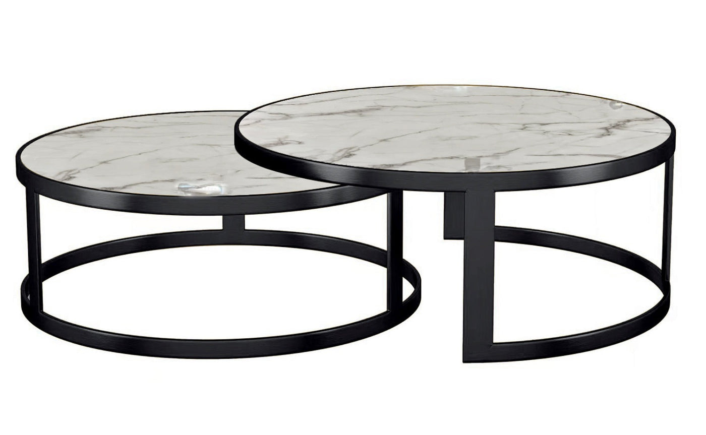 Glory Coffee Table Set White