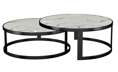 Glory Coffee Table Set White