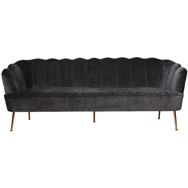 Hyatt 3 Seater Black - Future Classics Furniture
