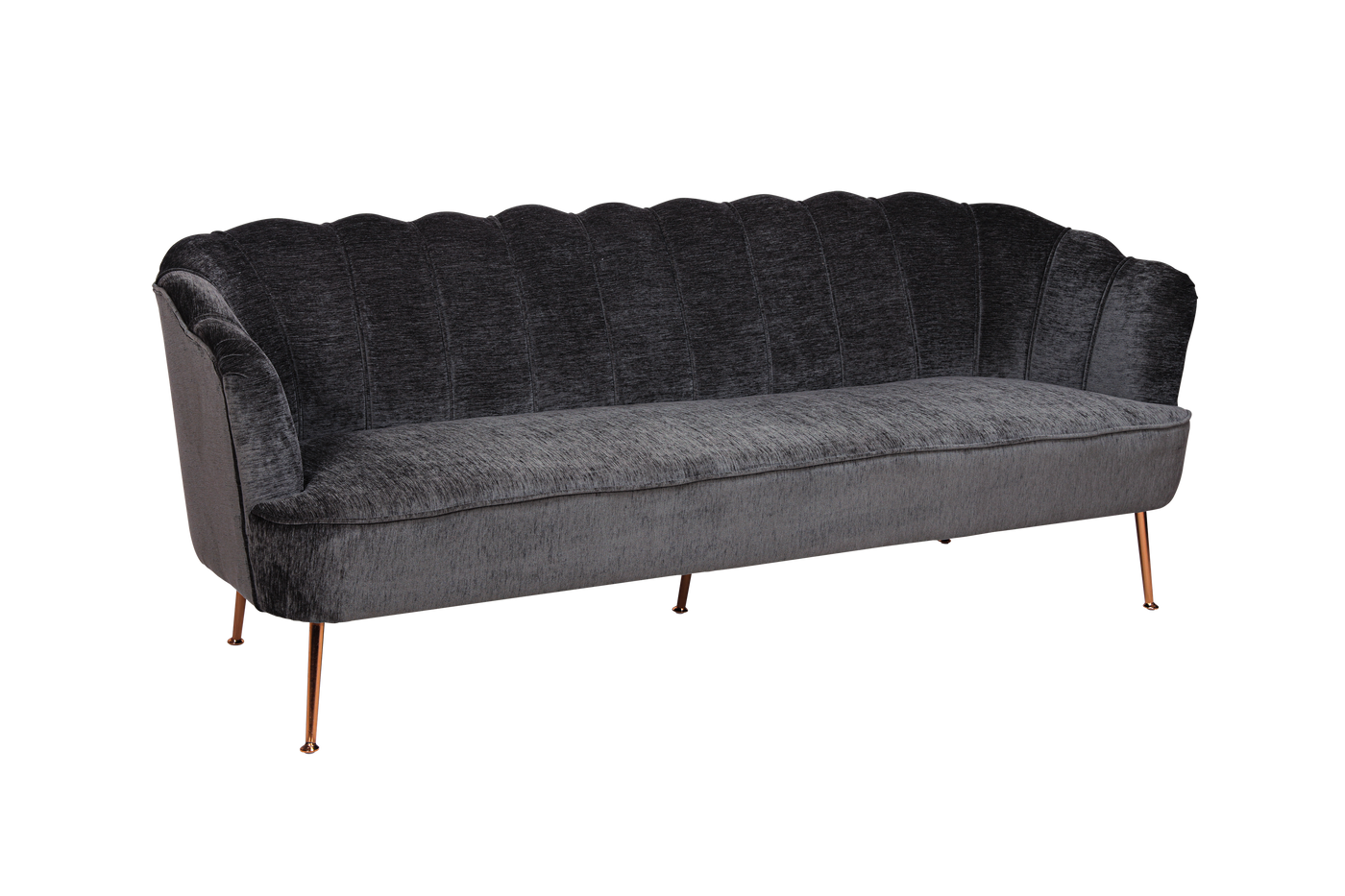 Hyatt 3 Seater Black