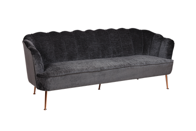 Hyatt 3 Seater Black